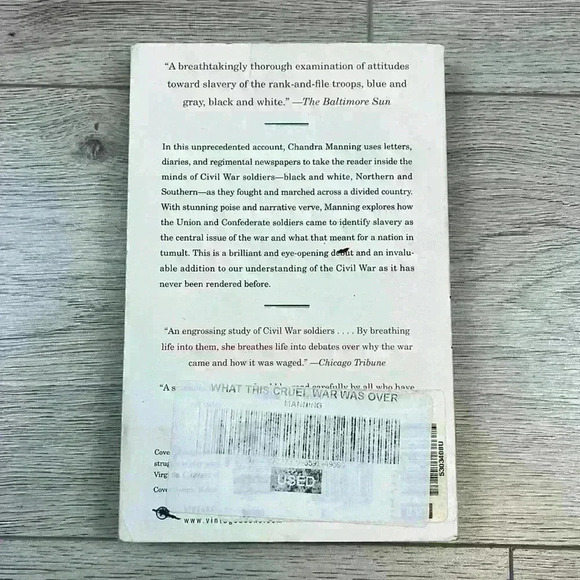 What This Cruel War Was Over by Chandra Manning - Picture 2 of 5